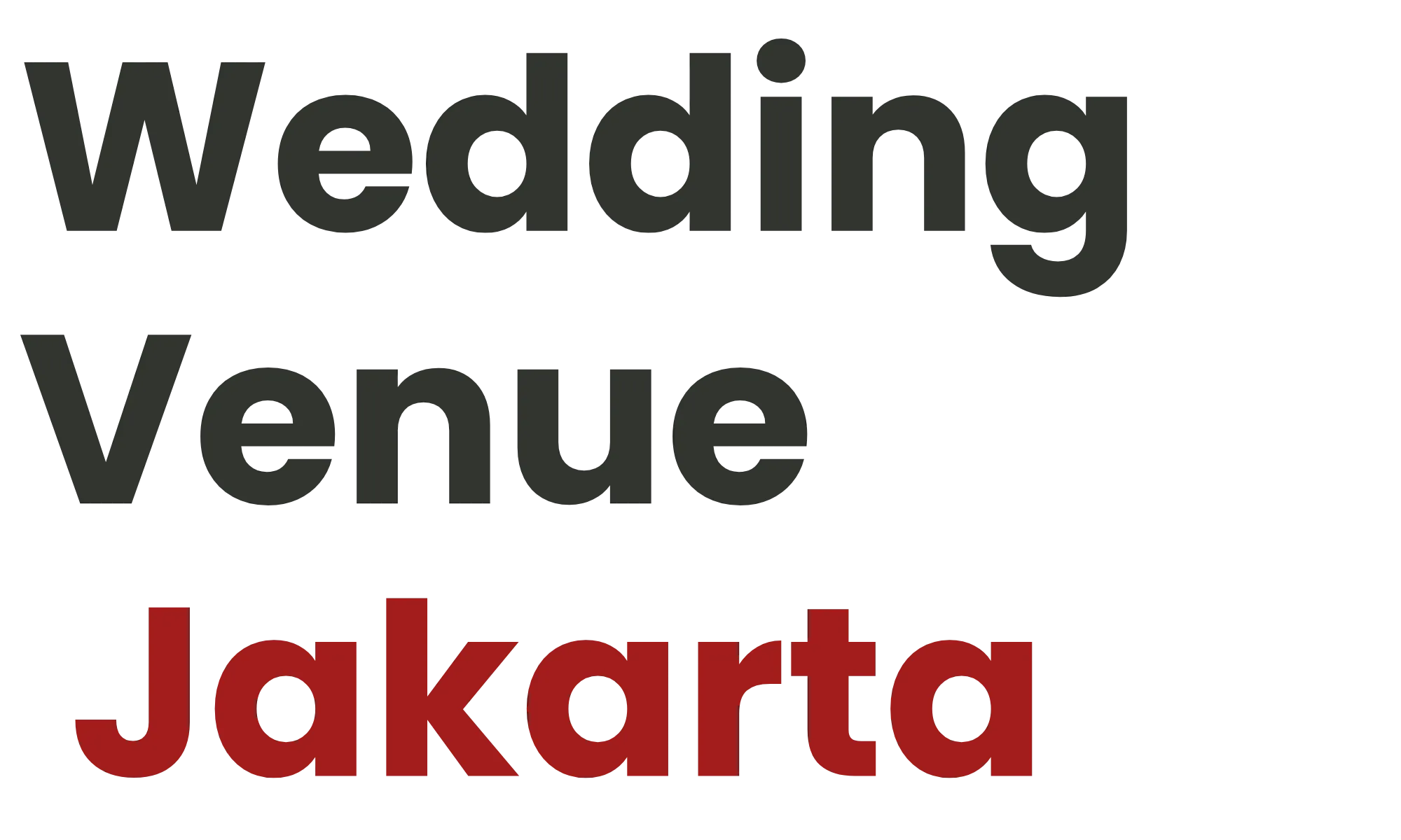 Foto Wedding Venue Jakarta